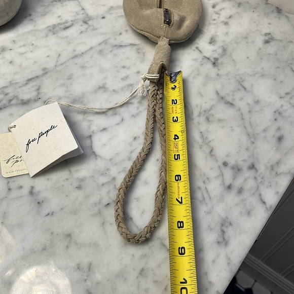 Free People Kingsley Natural Suede Wristlet NWT - Picture 9 of 16